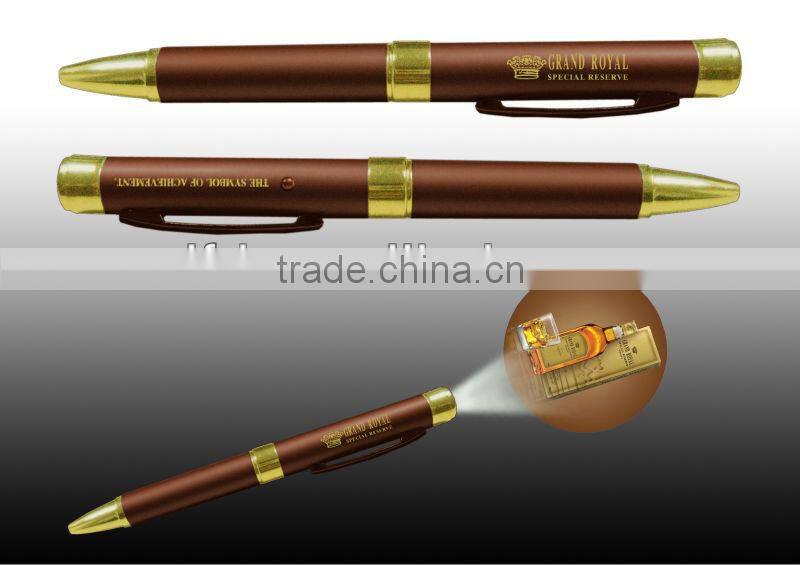 2014 promotioal touch ball pen with laser pointer light ,creative promotional pen with logo
