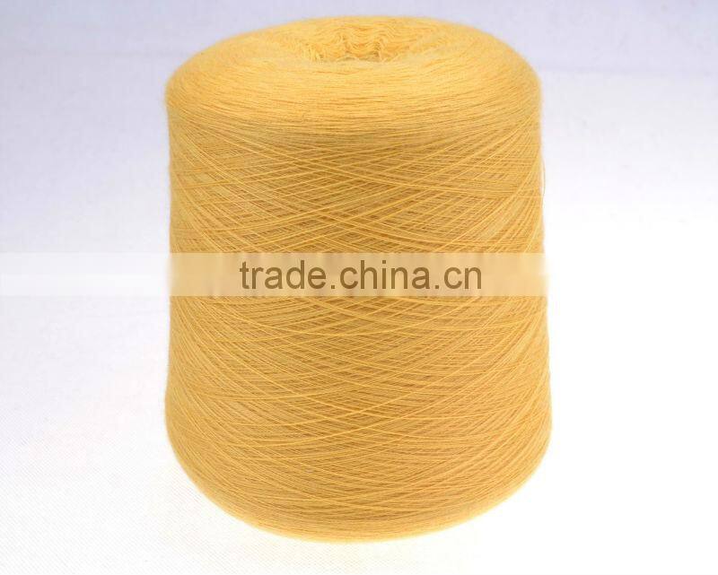 100% cashmere worsted yarn 2/48nm dyed yarn