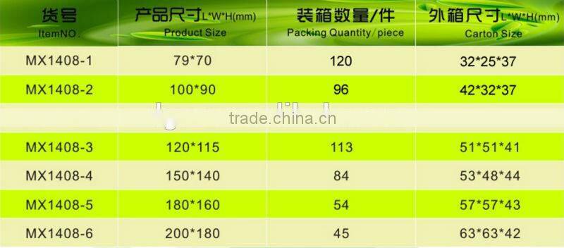 Glazed round melamine flower pot MX1408