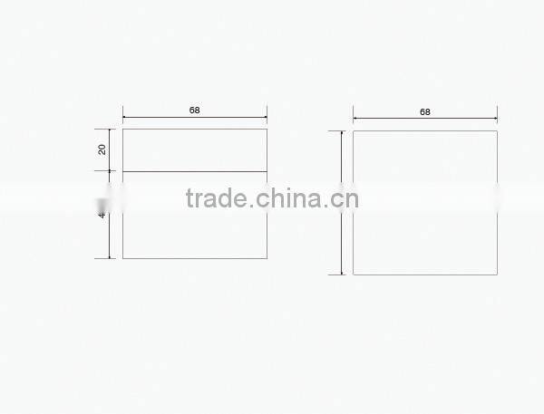 High end 15ml/30ml/50ml Square plastic cosmetic cream jar