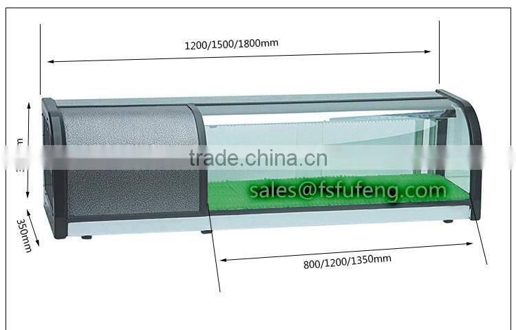 hot china products wholesale commercial sushi display cooler