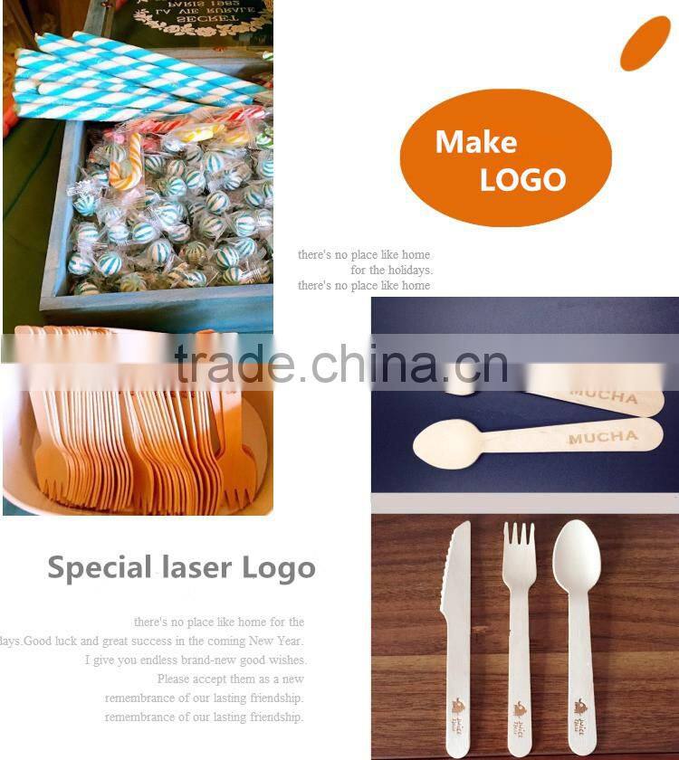 Factory of Disposable Environmental Birch Wood Spoon