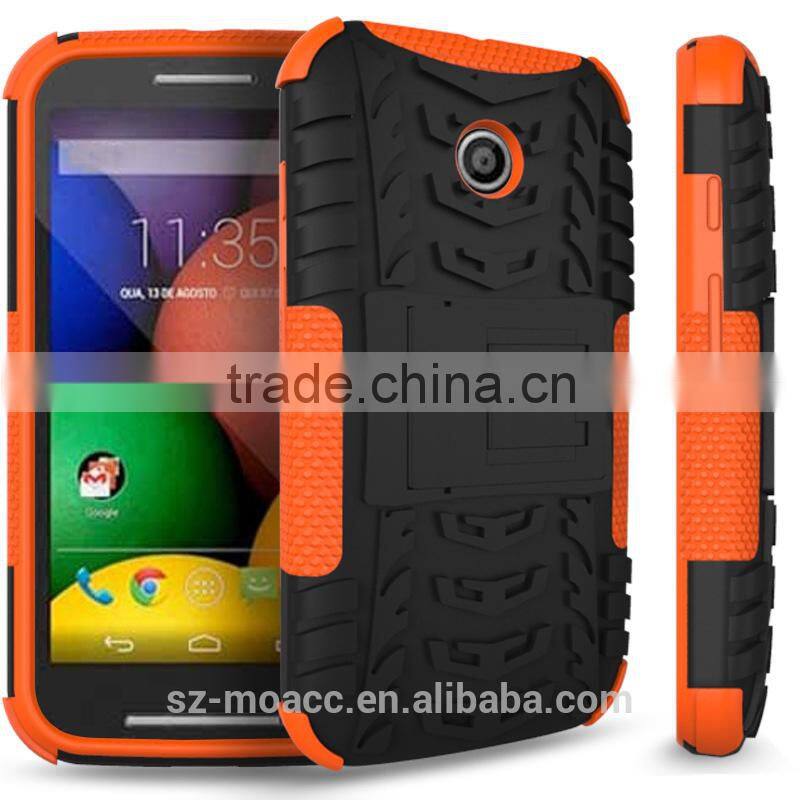 2 in 1 pc tpu stand mobile phone case for for motorola xt1022