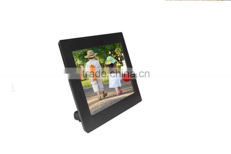 10 inch square acrylic photo frame, digital photo frame with clock, photo frames for couples BL1002PS