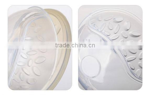 2015 breast shield transparent silicone artificial mammy breast shell round plate nipple shells breast guard