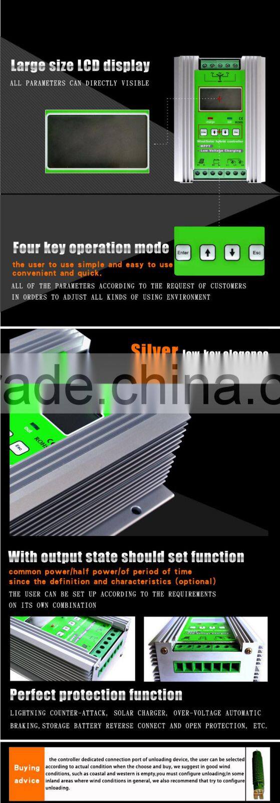 Alibaba online shopping sales hybrid solar inverter with charge controller goods from china