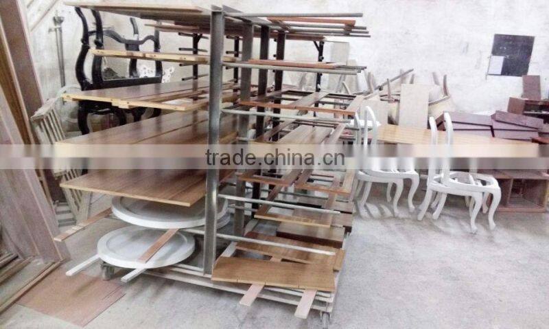 Square shape marble top restaurant table and wooden restaurant chair XT0780
