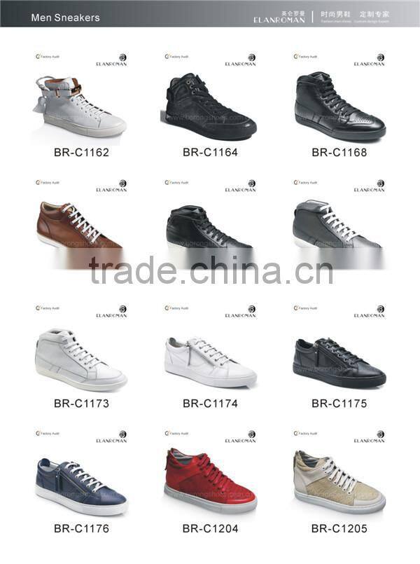 Colorfule leather sneaker trendy fashion shoe sneakers shoes for men