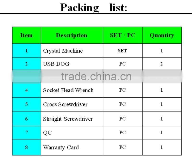 LY 2D/3D laser engraving machine special for inner crystal,working range 150*200*80 mm