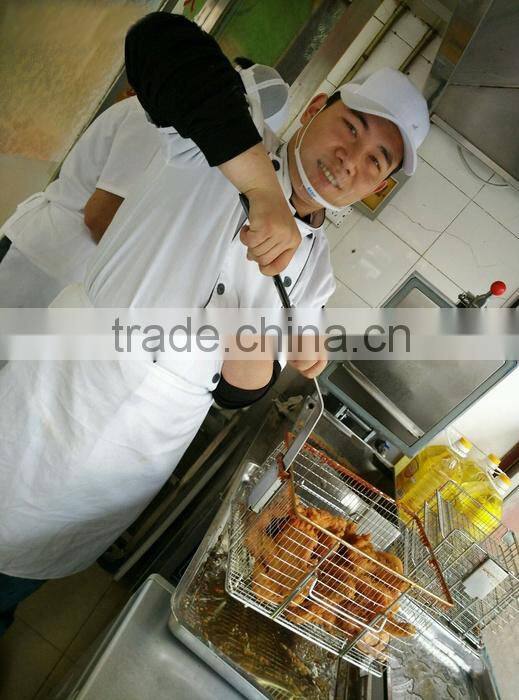 stainless steel snack food machine used commercial deep fryer