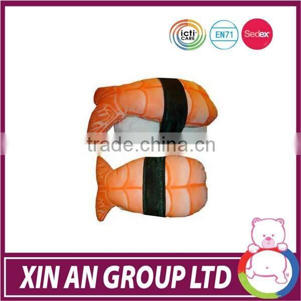 OEM high quality Floppy Stuffed Plush Sushi cushion pillow for kids