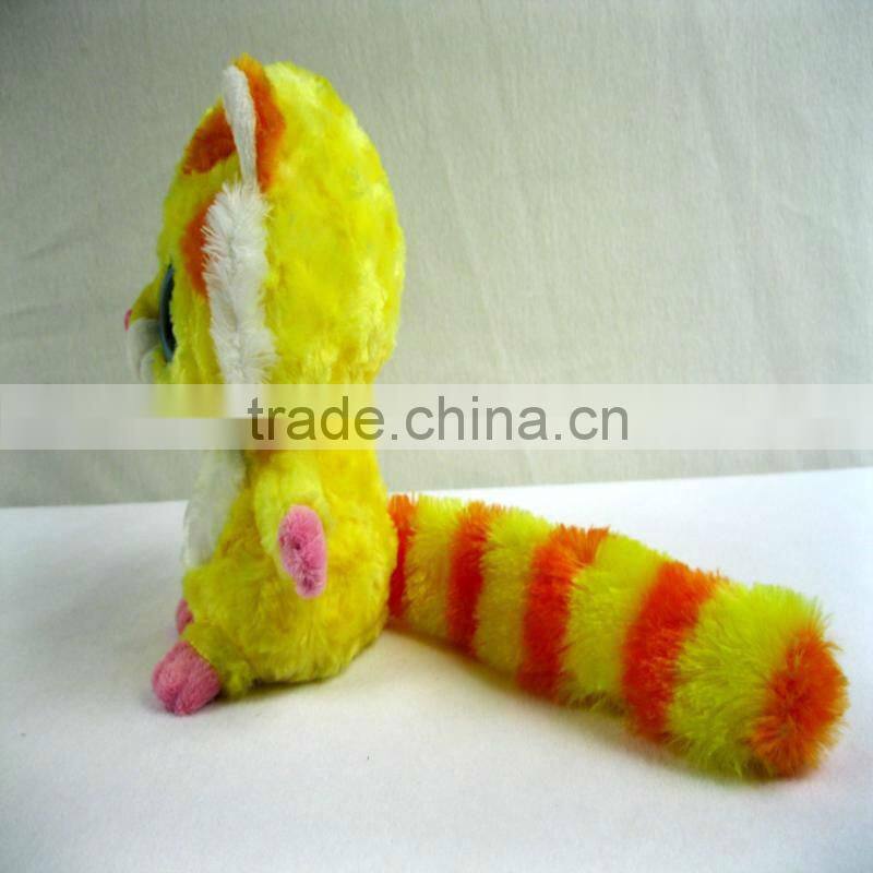 Fashion design big eyed squirrel soft toy