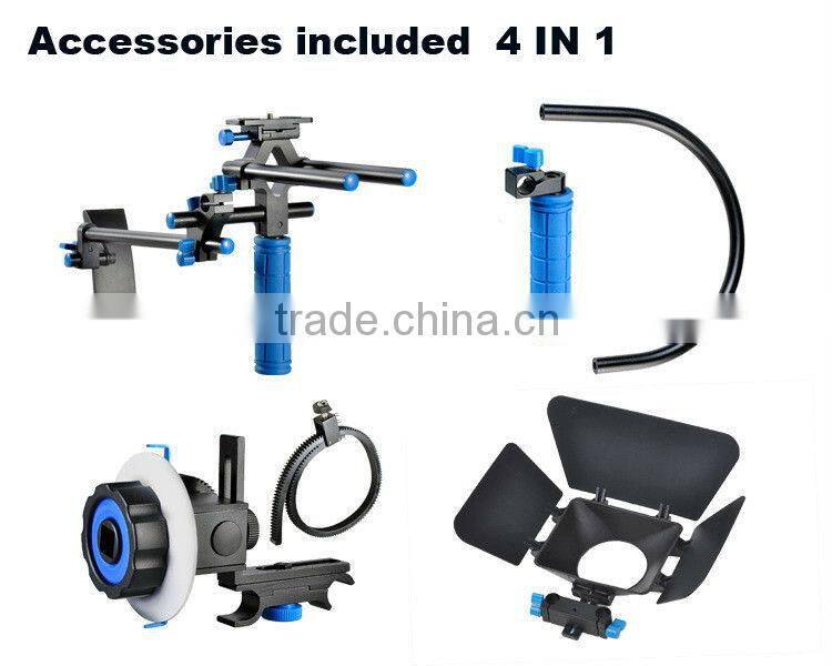 Bracket for camera Shoulder DSLR Rig Camera Rig Set Shoulder Support Kit Follow Focus(RL-001)
