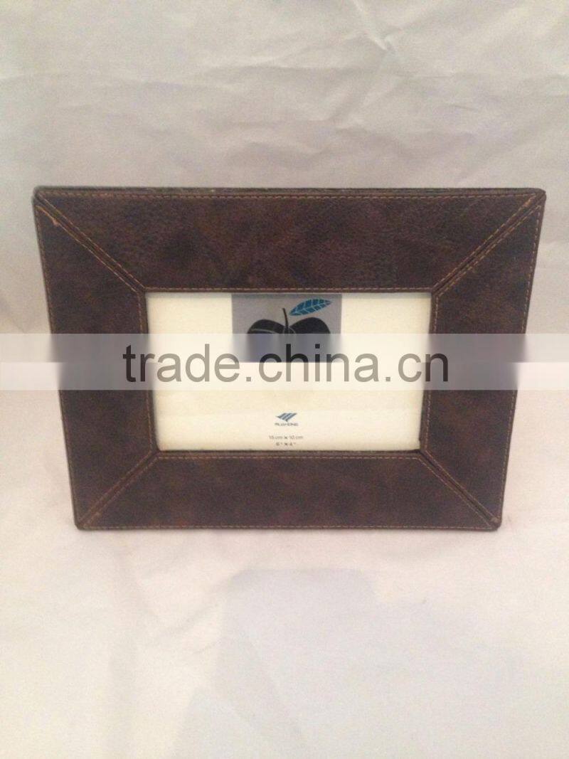 4''x6'' home photo frame quality leather picture frame decoration