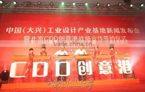 modern led wine acrylic sculpture led edge lit sign base with LED lights logo