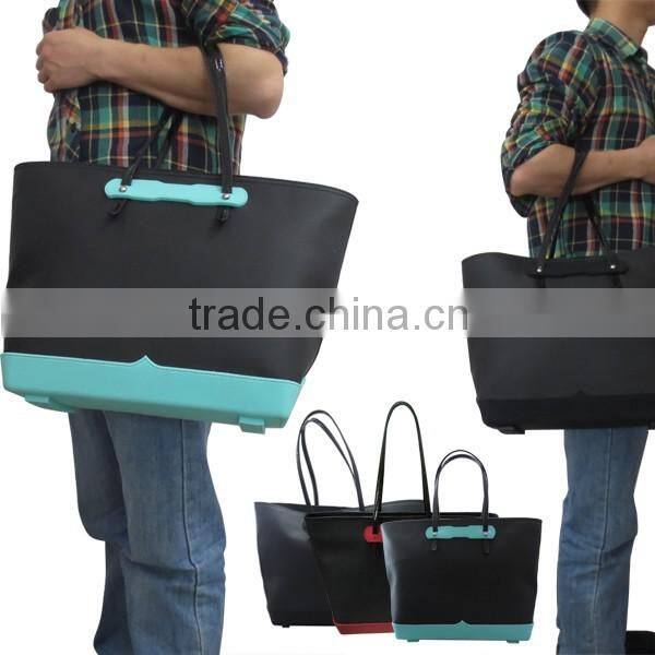 Wholesale Fashion Silicone Shoulder bag,Lady's Silicone Leather Handbag