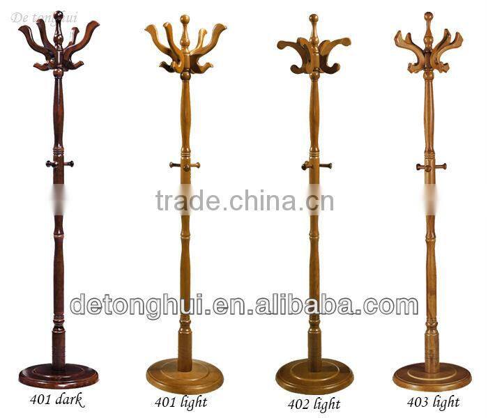 Bedroom furniture antique wood clothes hanger tree (216A#)