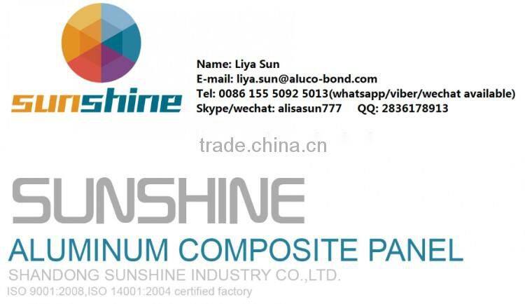 4mm pvdf coating fireproof aluminum composite panel acp panel