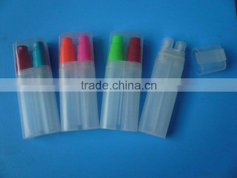perfume double tubes pen sprayer personal care cosmetic packaging sprayer bottle