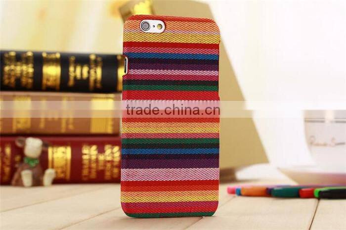 Canvas + PC Protective Shell Case for IPhone 6s 64gb Cell Phone Cover