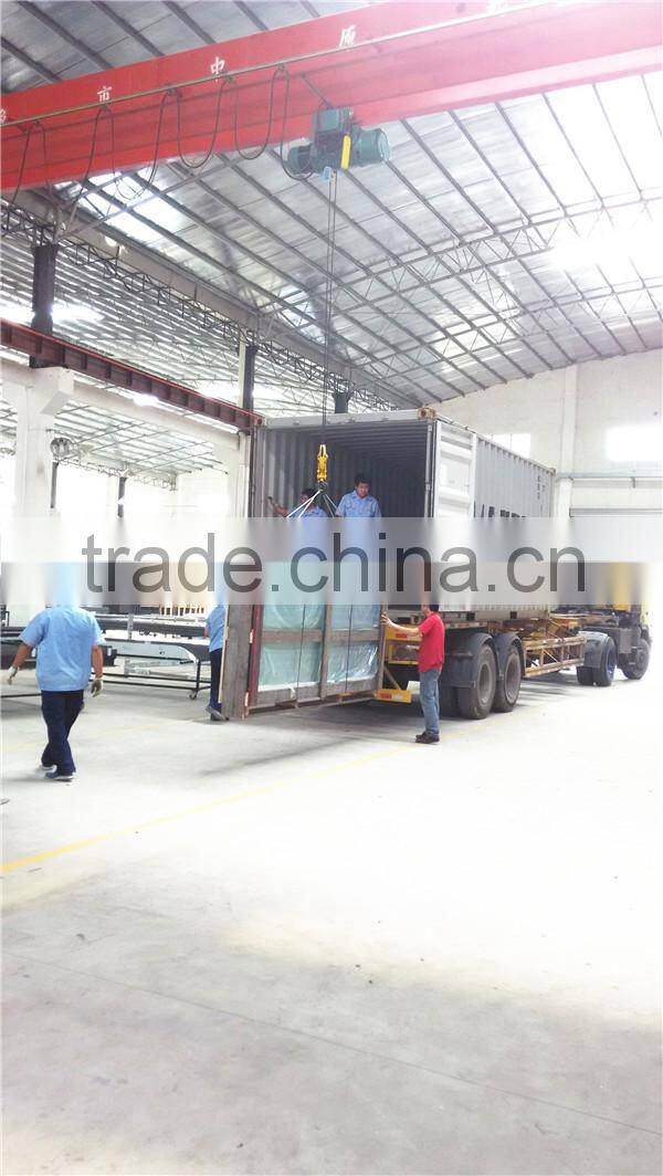 Bulletproof glass steel frame bank counter fixed glass