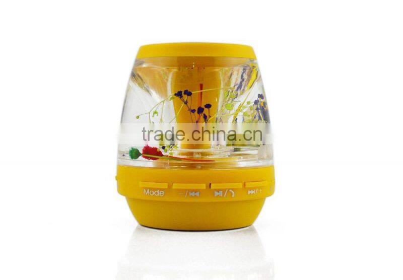 Wholesale Newest Liquid Speaker Mini Portable Capsule Travel Mobile Pocket Speaker With Rechargeable Battery