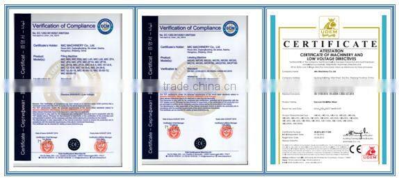 Micmachinery automatic hot sauce filling machine with CE standard speed 30-50 pbm