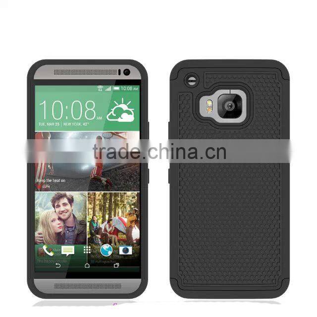 Hybrid silicone case ,Shockproof Case For HTC ONE M9