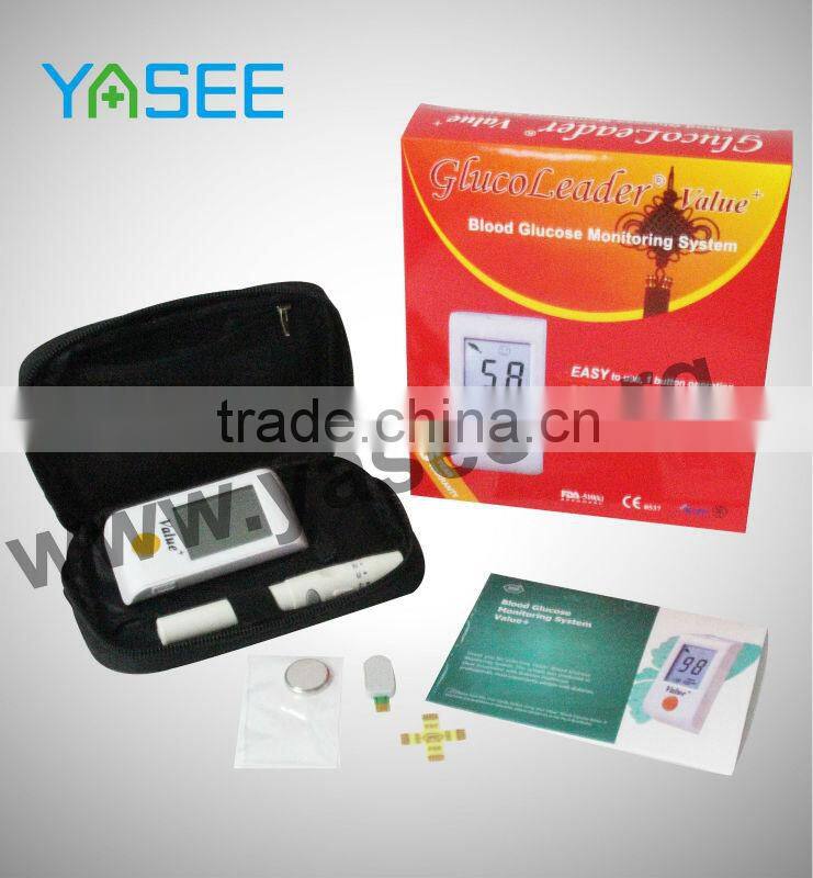 no code USB cable new blood glucose meter Value+ FDA approved