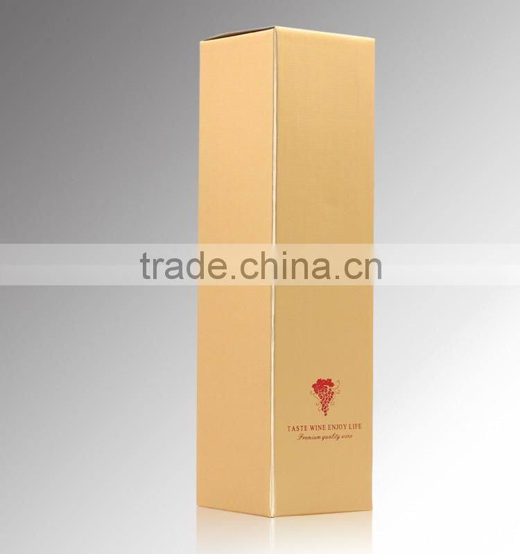 customized printing paper wine box