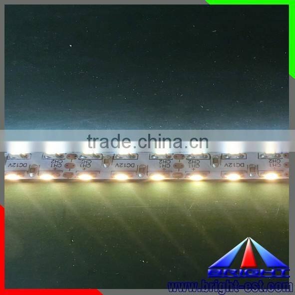 White color led ribbon flexible led light strip double color double row side view led strip led 3014