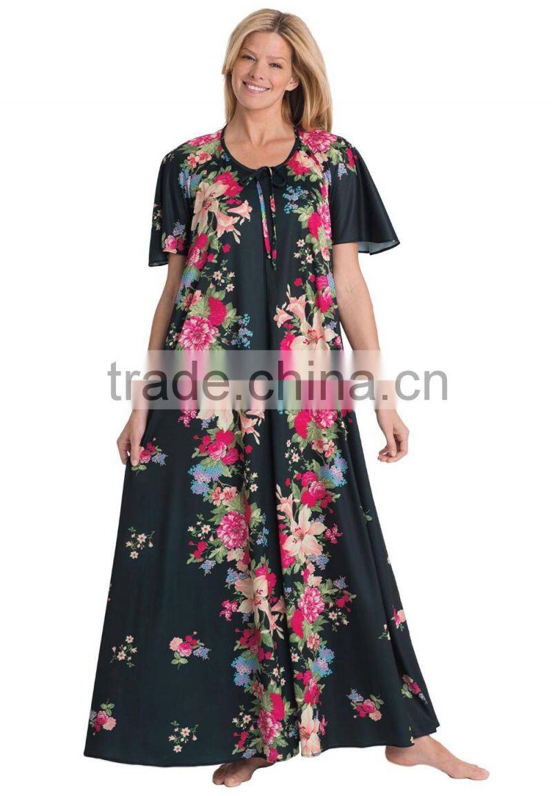 Cheap Women's Plus Size Pajamas Ethnic Long Dress