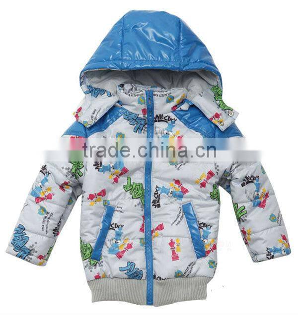 Child windproof winter jacket