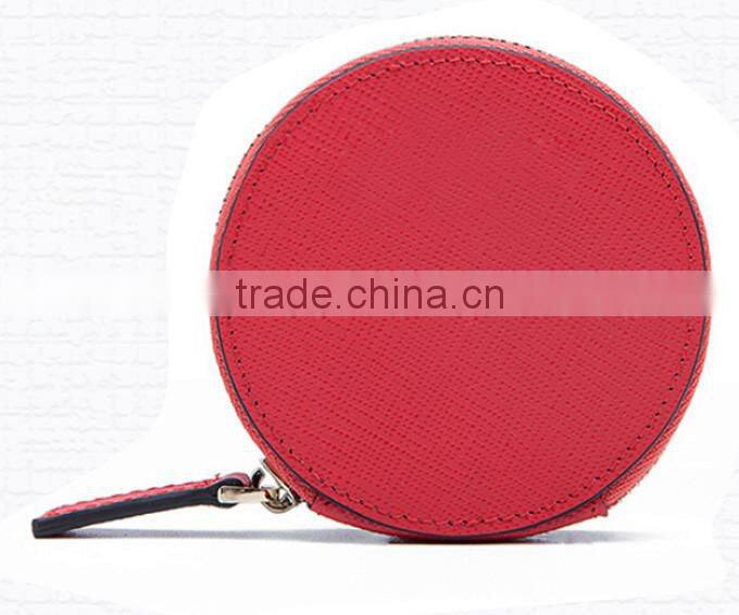 Cheap zipper custom mini leather coin purse,personalized coin purse