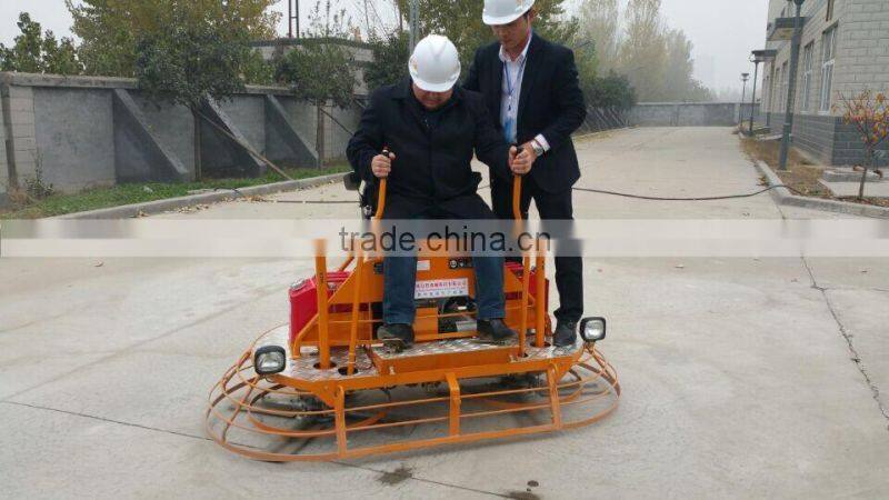 Road construction High efficiency ride-on concrete trowel GNMG-S30