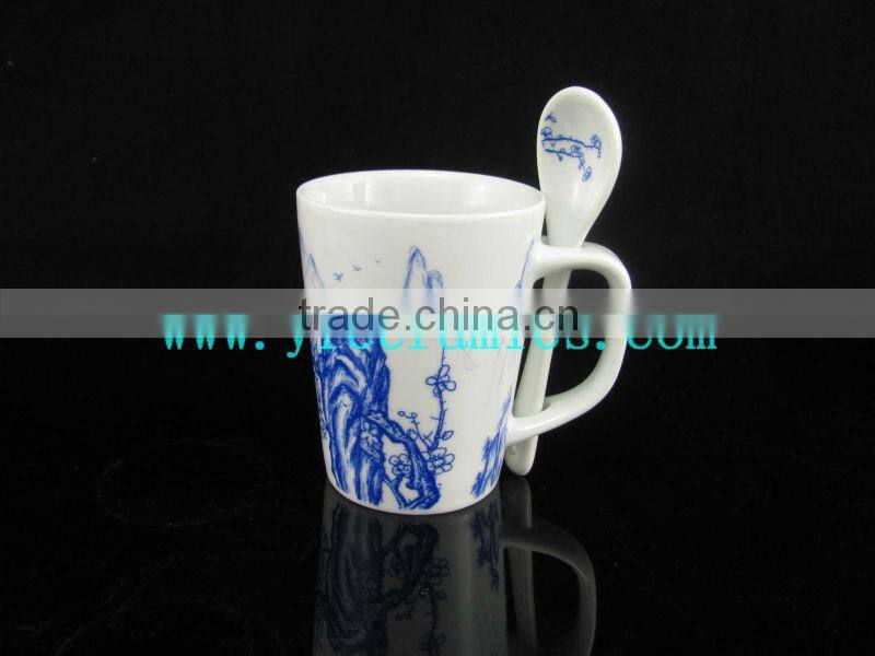 YF18192 3d ceramic mug animal mug