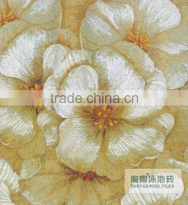 Interior design decoration living glass tile for floor and wall