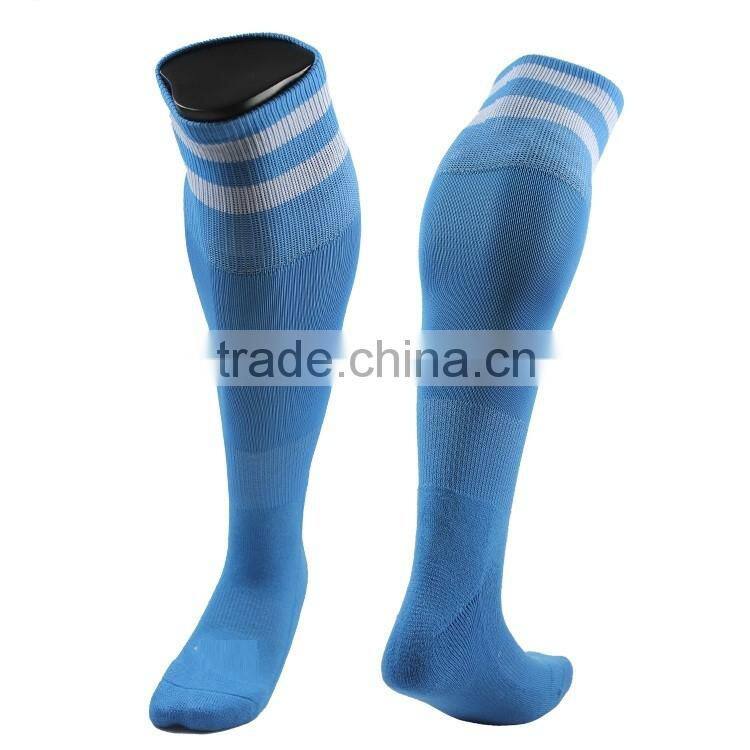 custom adult hot sell nylon with mesh soccer socks