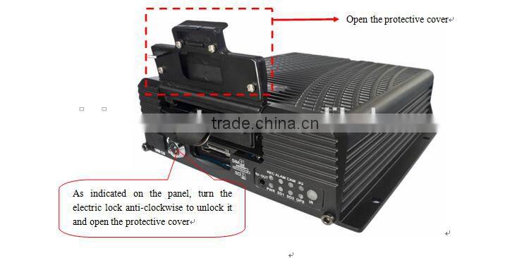 4 Channel Fhd 1080p Mobile Hd DVR for Car Bus Truck Van