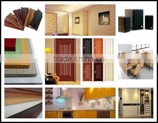 Embossed, Opaque Surface Treatment and Decorative Function Plywood Application PVC Film