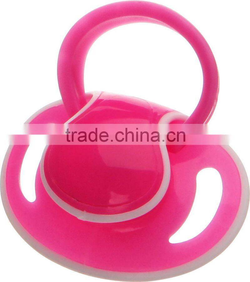 cute design baby soother with double color pacifier