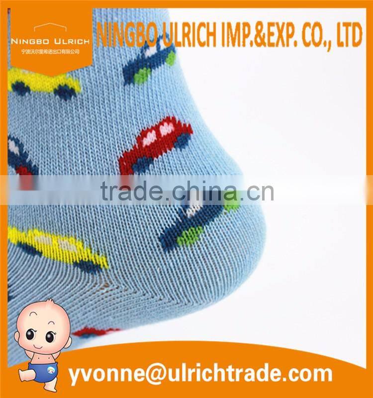 BA25 cotton knitting soft touch cartoon tube socks kids