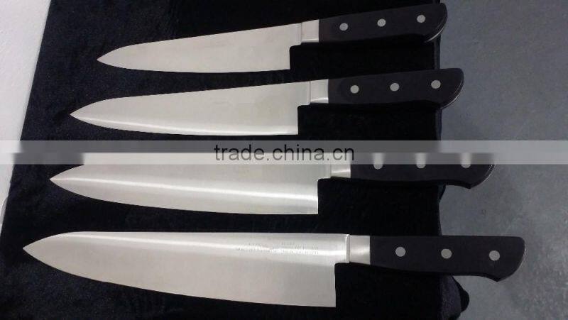 4 pcs kitchen knife set -Cooking Academy -ABS hanlde