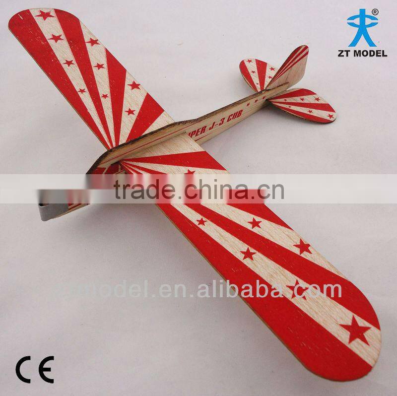Sky Boy J3 Pipe 12 Balsa Hand Launch Glider Balsa Wood Planes Balsa Gliders