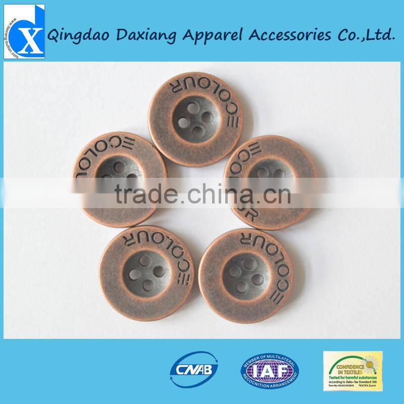 2015 High quality new metal large coat button 30mm