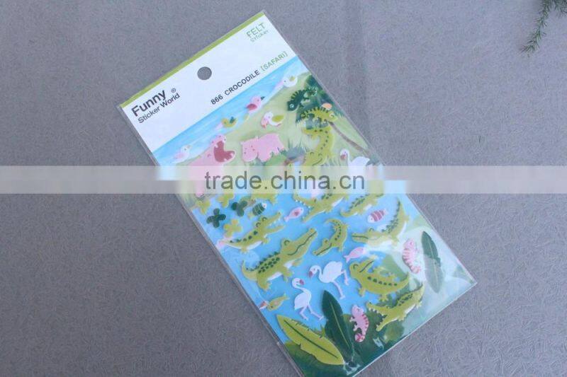 Customized felt sticker,Funny felt sticker