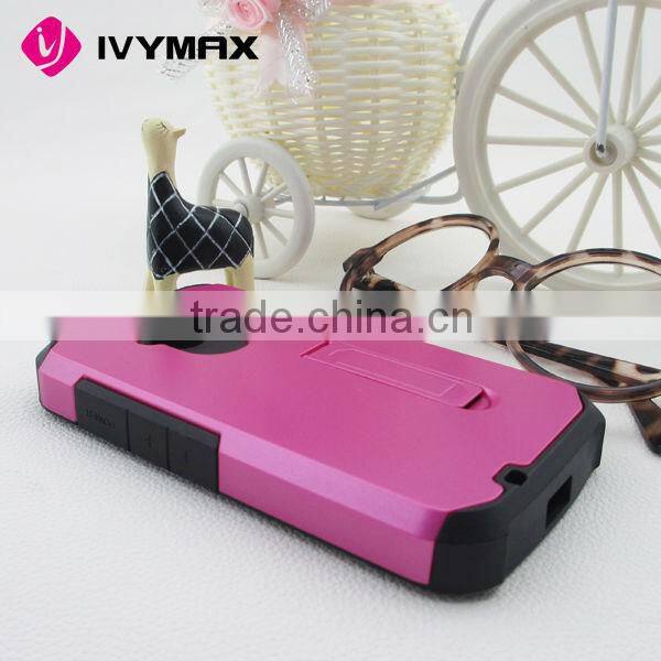 China Factory supply slim armor stand case for motorola e2