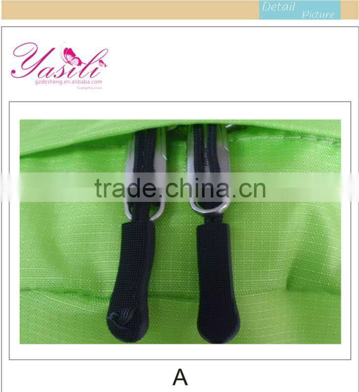 2014 outdoor orange ripstop nylon folding shopping bag