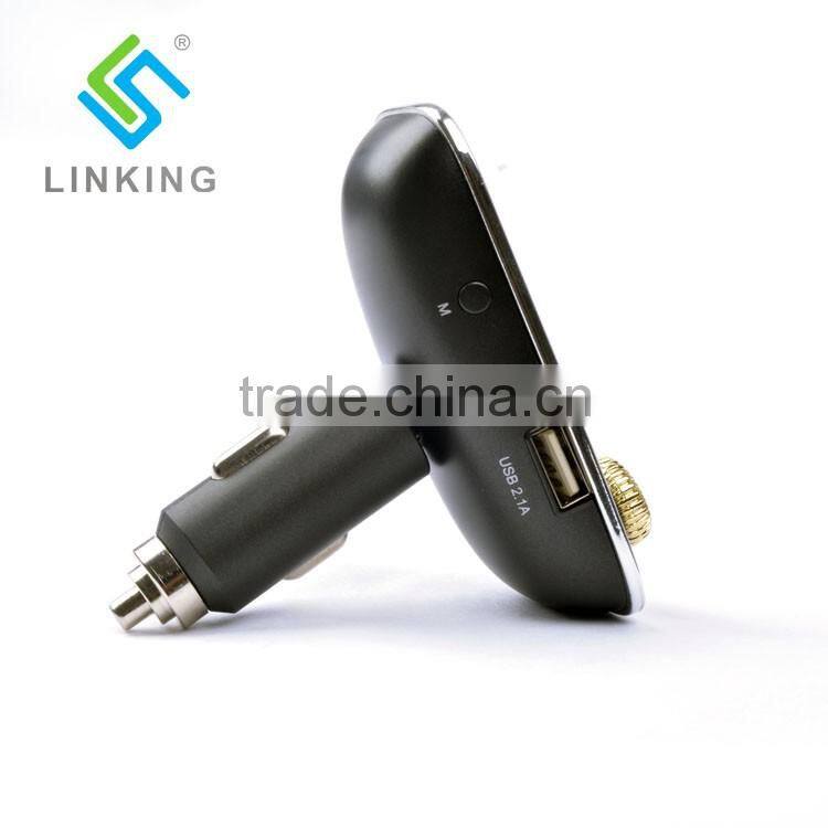 AUX Bluetooth FM Digital Radio Car Kit With RoHS Certification ,SD/MCC/TF