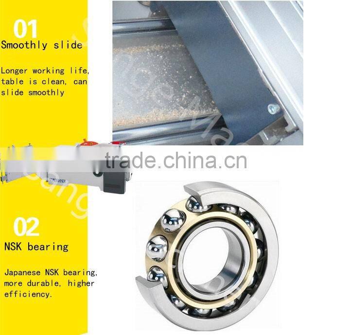 Wood cutting panel table saw